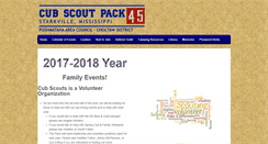 Desktop Screenshot of cubpack45.org